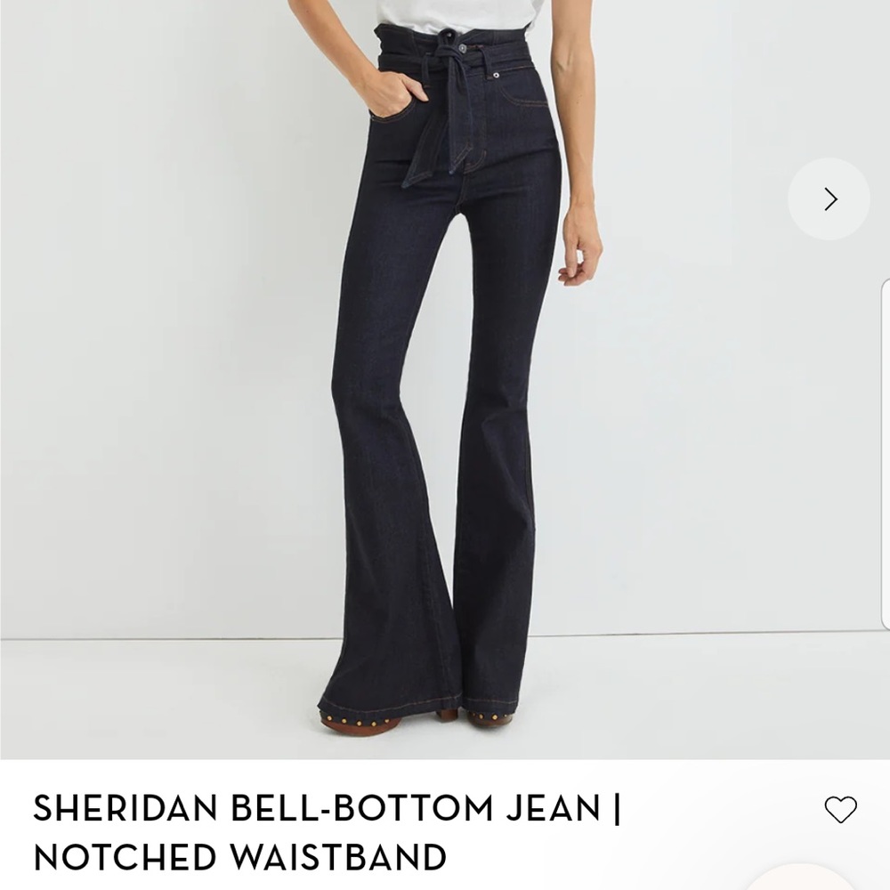 Veronica Beard Jeans Sheridan Exaggerated Flare High-rise 30/10